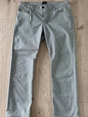 PS Paul Smith Light Gray Micro-Pattern Chinos